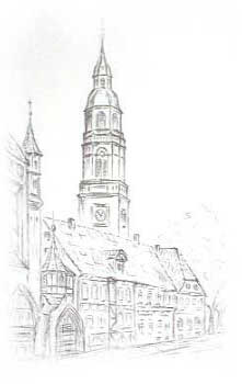 Celle, Stadtkirche und Museum in der alte Herzogstadt Celle