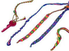 Freundschaftsbaendchen knuepfen, handarbeiten