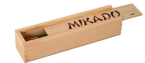 Mikado in der Holzbox aufgehoben